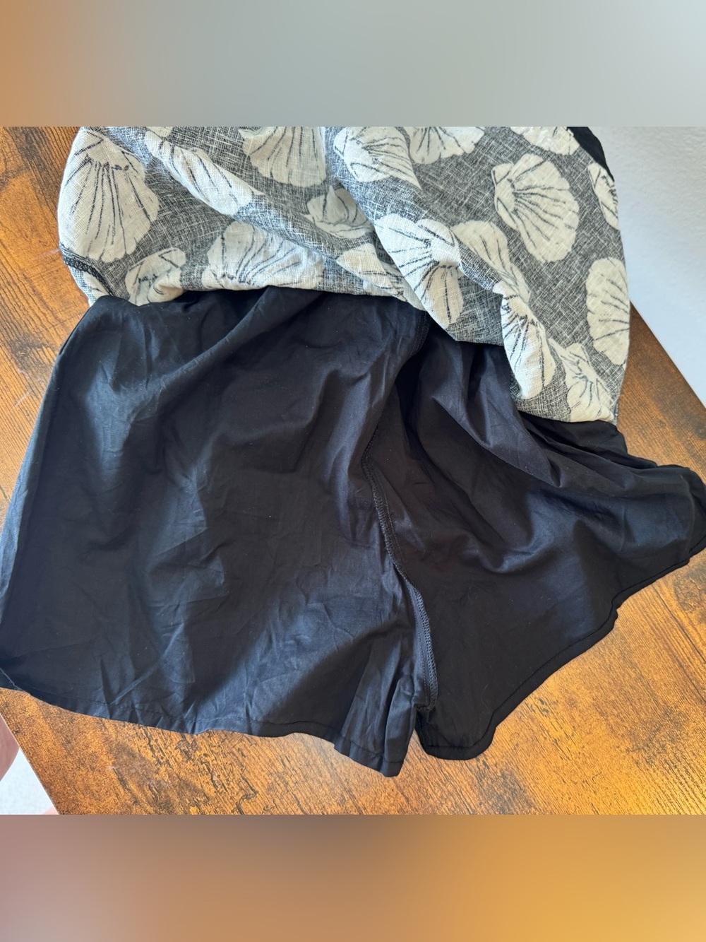 Abercrombie & Fitch Brown Strapless Seashell Linen Blend Skort Size Small - Picture 7 of 10
